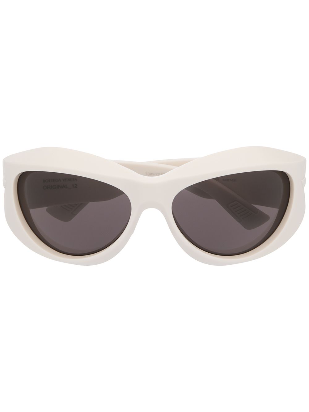 фото Bottega veneta солнцезащитные очки в овальной оправе
