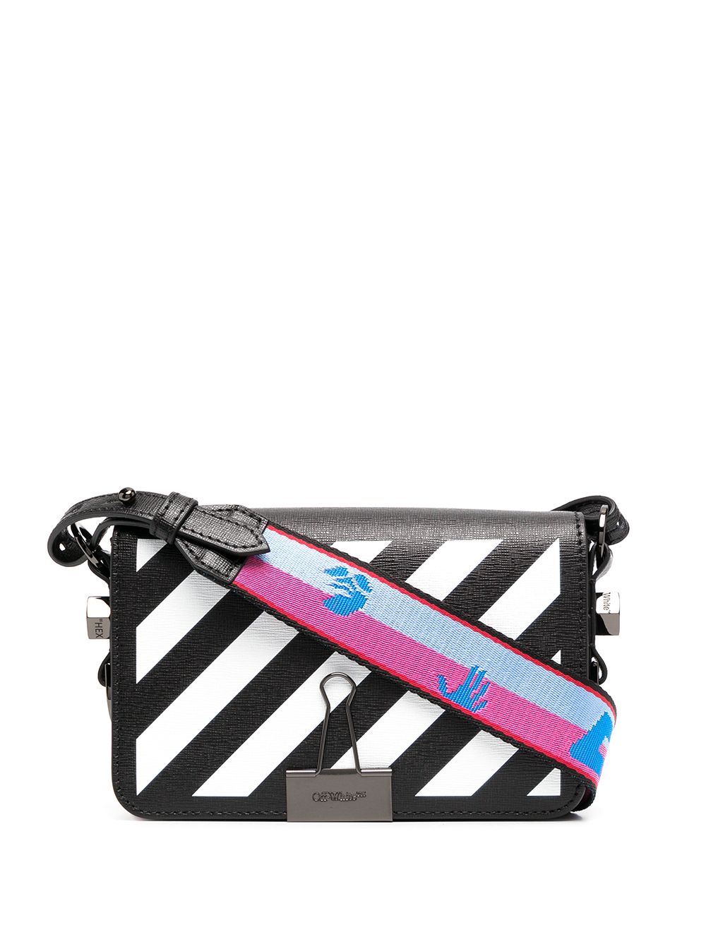 Off-White Diag Flap Bag 'Black/White