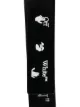 Image 2 of Off-White logo print knotted keyring