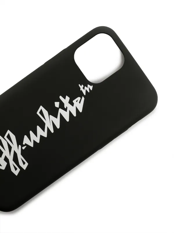 【税込】 Off-White logo-print iPhone 11 Pro Case | Black | FARFETCH iPhoneアクセサリー