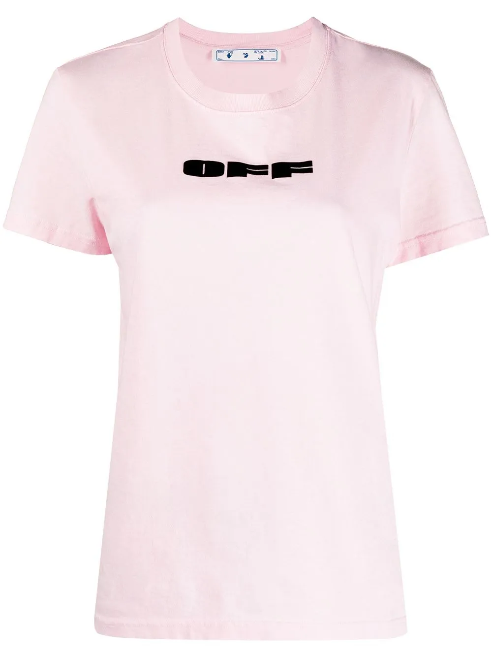 pink off white t shirt