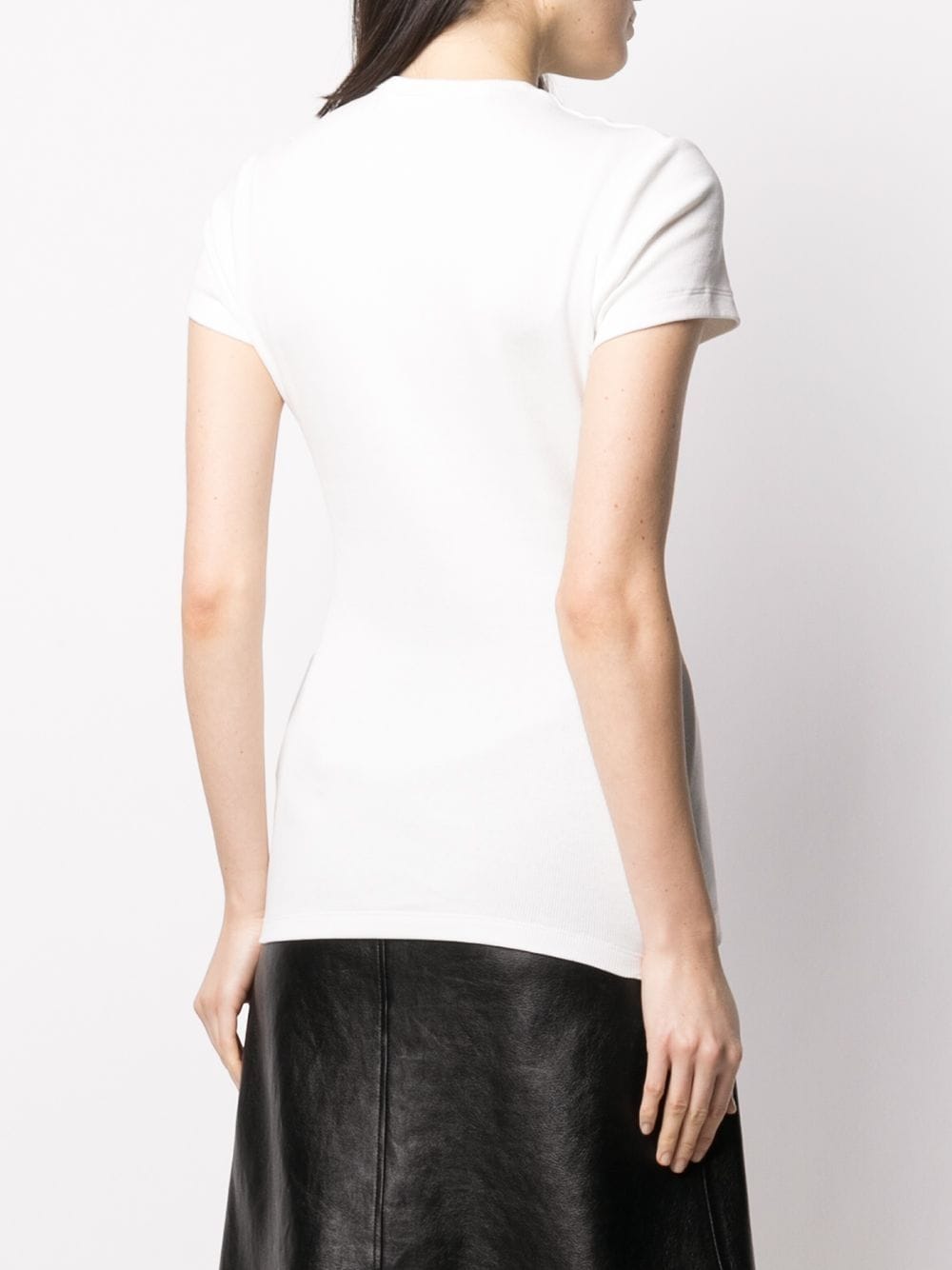 Off-White Basic Ribbed T-shirt - Farfetch