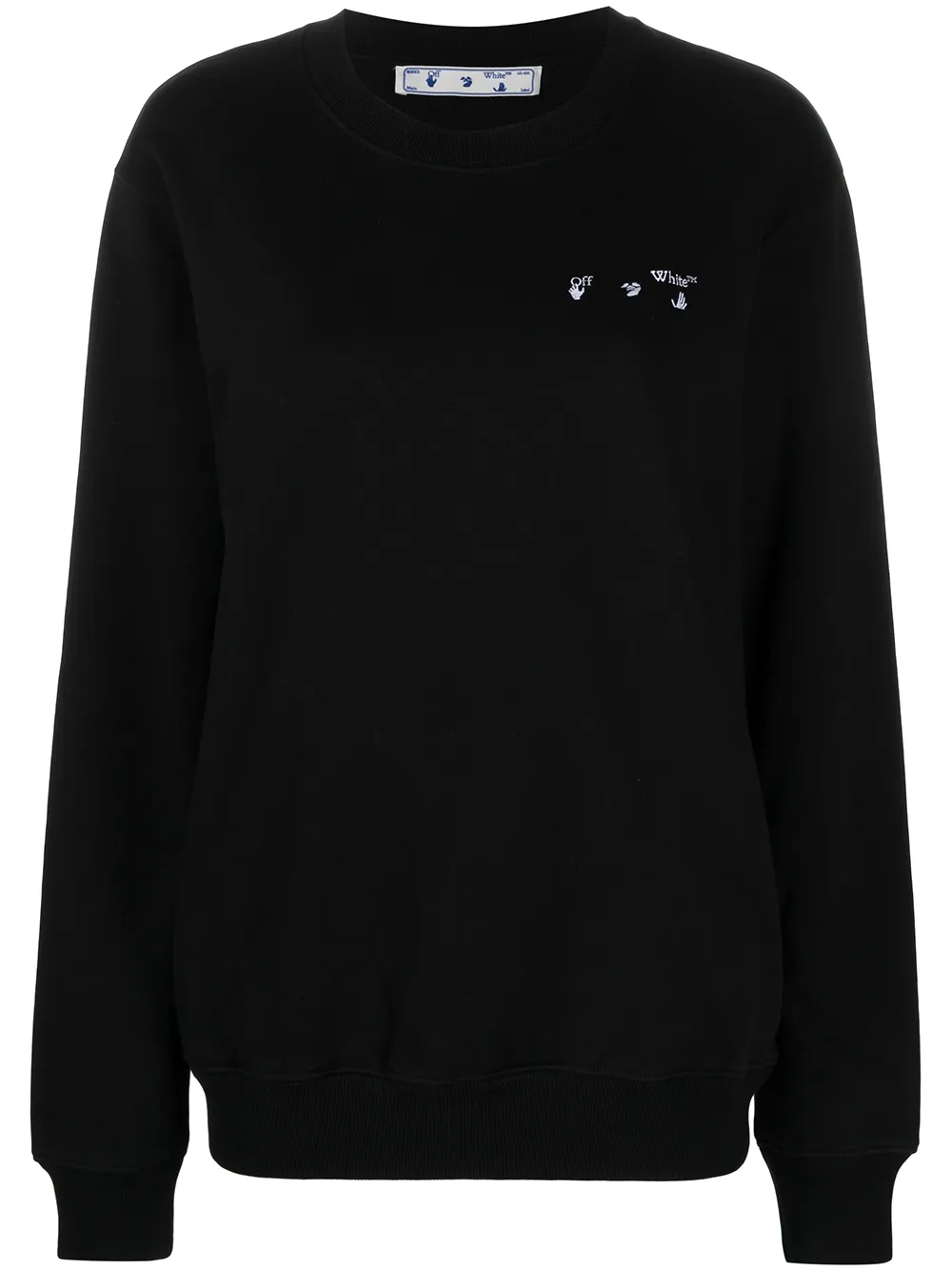 Click to view more detailed imagery on our partner's website Off-white Off White Liquid Melt Arrow Sweatshirt In Black