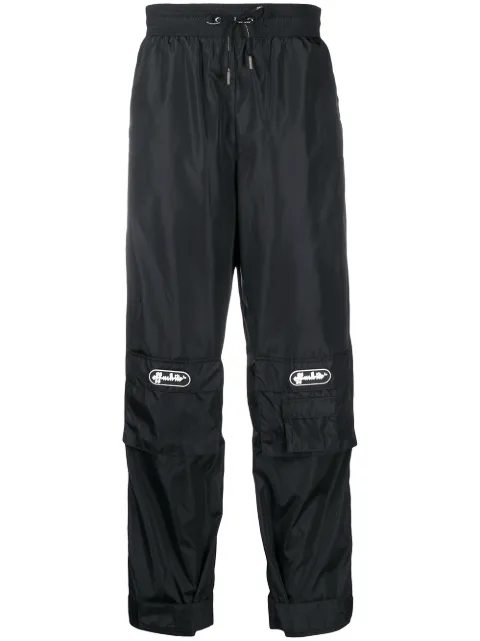 Off-White pantalon de jogging à patch logo
