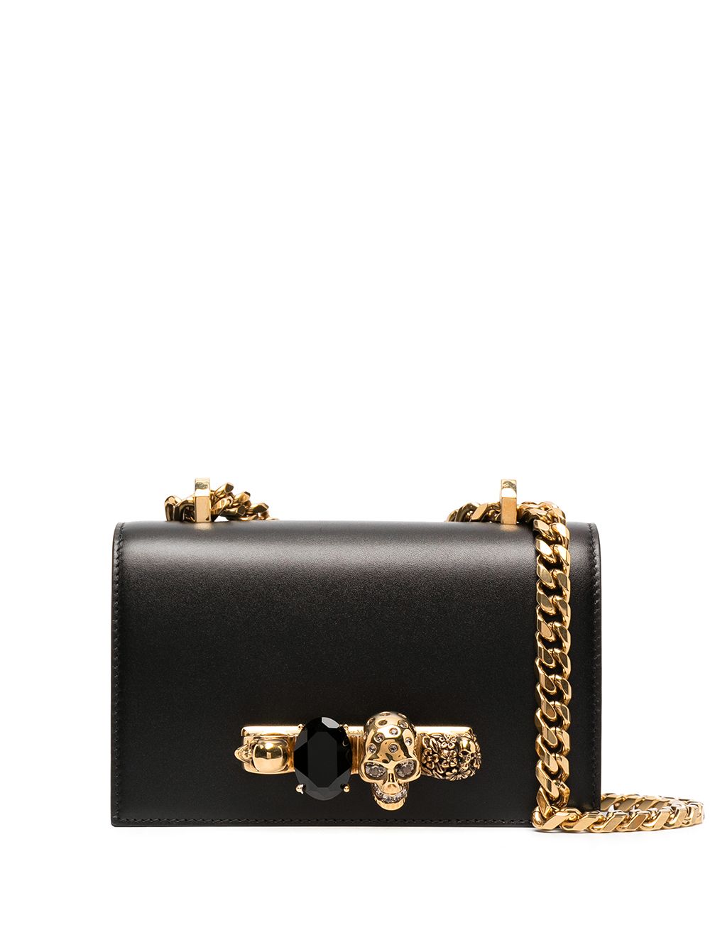 Alexander McQueen Embroidered Mini Bucket Bag - Farfetch