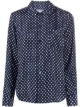 Image 1 of Comme Des Garçons Comme Des Garçons polka-dot long-sleeve blouse