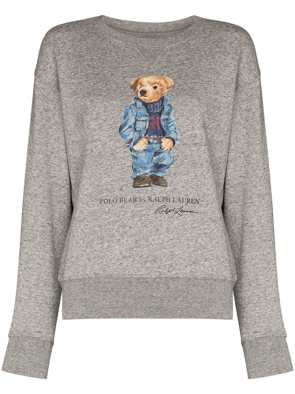 фото Polo ralph lauren толстовка denim bear с круглым вырезом