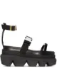 Image 1 of sacai Short Wedge buckled platform sandals