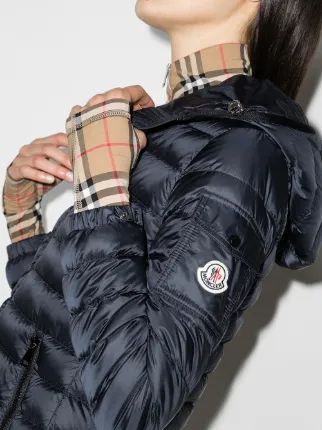 logo-patch puffer jacket展示图