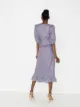 Adriana Degreas tie-front linen midi-dress