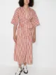 Image 2 of Three Graces Charita gingham wrap midi dress
