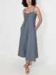 Image 2 of Three Graces Bonita buttoned midi dress