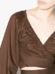 Three Graces Blusa Clara com transpasse