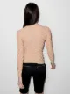 Marine Serre Blusa segunda pele Crescent Moon