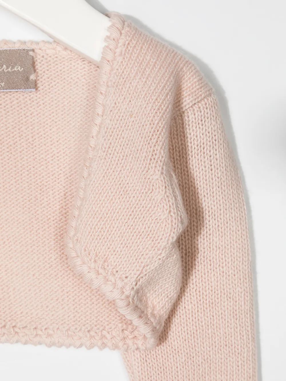  La Stupenderia Cropped Cardigan   Rosa 