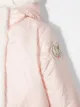 Billieblush logo-patch padded coat
