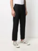 Black Comme Des Garçons high-waist tailored trousers