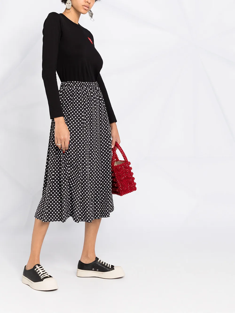 Comme Des Garçons Play Top con ricamo | Image 6