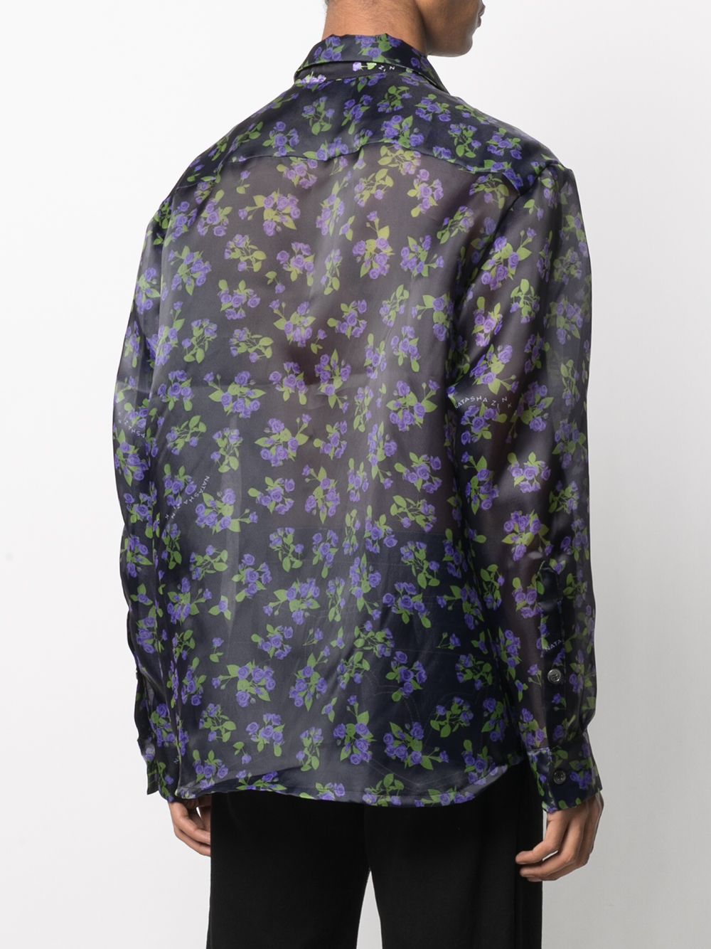 фото Duoltd рубашка с цветочным принтом и запахом