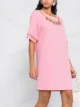 Moschino logo charm T-shirt dress