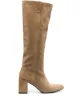 Image 1 of AMI Paris knee length mid-heel boots