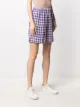 AMI Paris check-print knee-length shorts