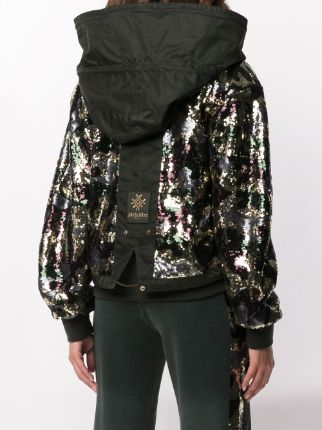 x Audrey Tritto sequin bomber jacket展示图