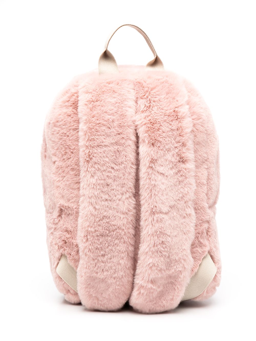 Shop Il Gufo Faux-fur Backpack In Pink