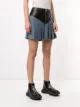 Natasha Zinko panelled pleated mini skirt