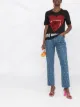 Image 2 of Love Moschino metallic-mesh heart T-shirt