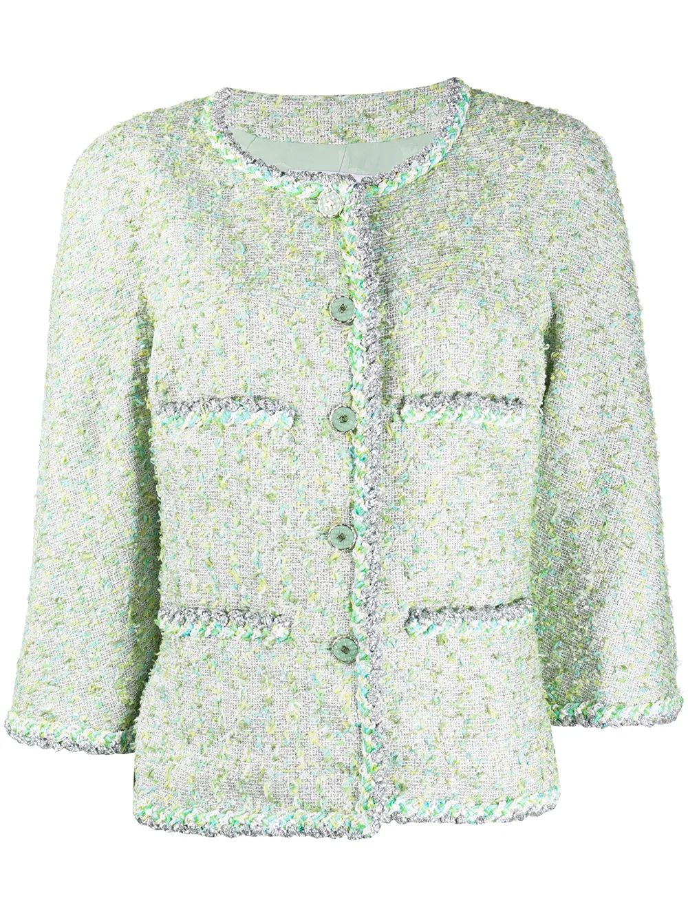 Chanel Pre-Owned жакет 2010-х годов без воротника 233329₽