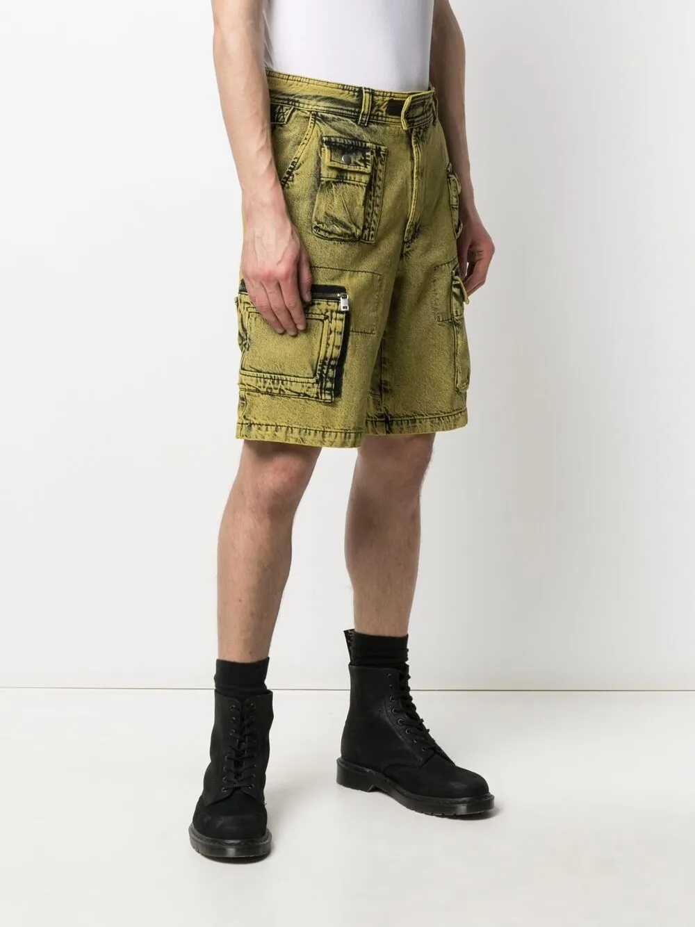 Diesel Cargo shorts Geel