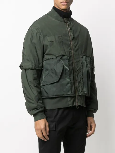 yeezy cropped bomber