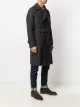 Tagliatore plaid check trench coat