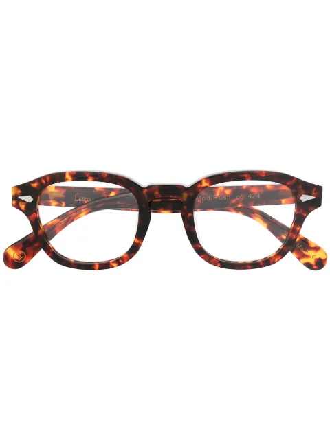 Lesca Posh round-frame glasses