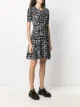 Kenzo Pre-Owned intarsia geometric pattern knitted dress