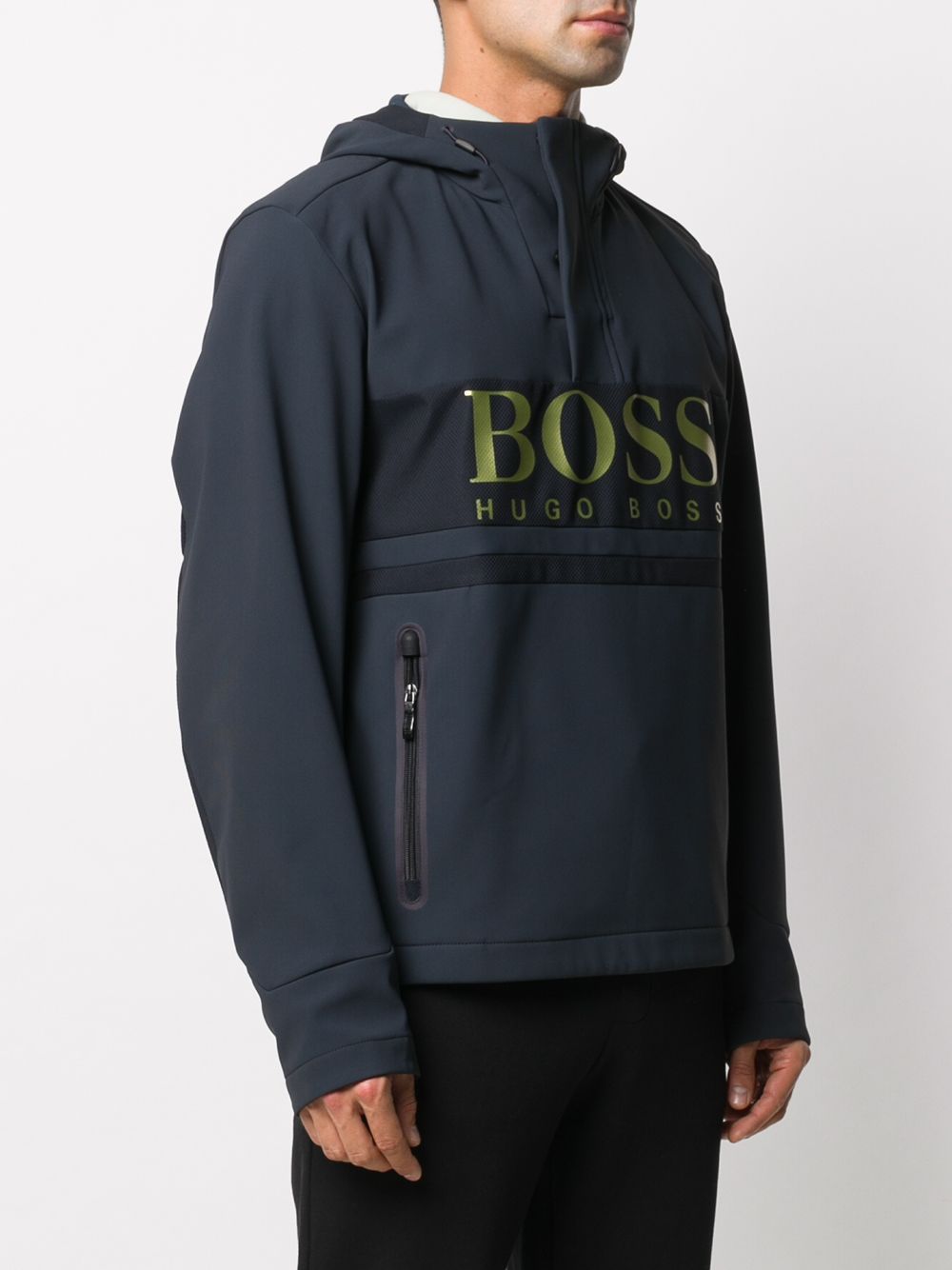 фото Boss hugo boss куртка с капюшоном и логотипом