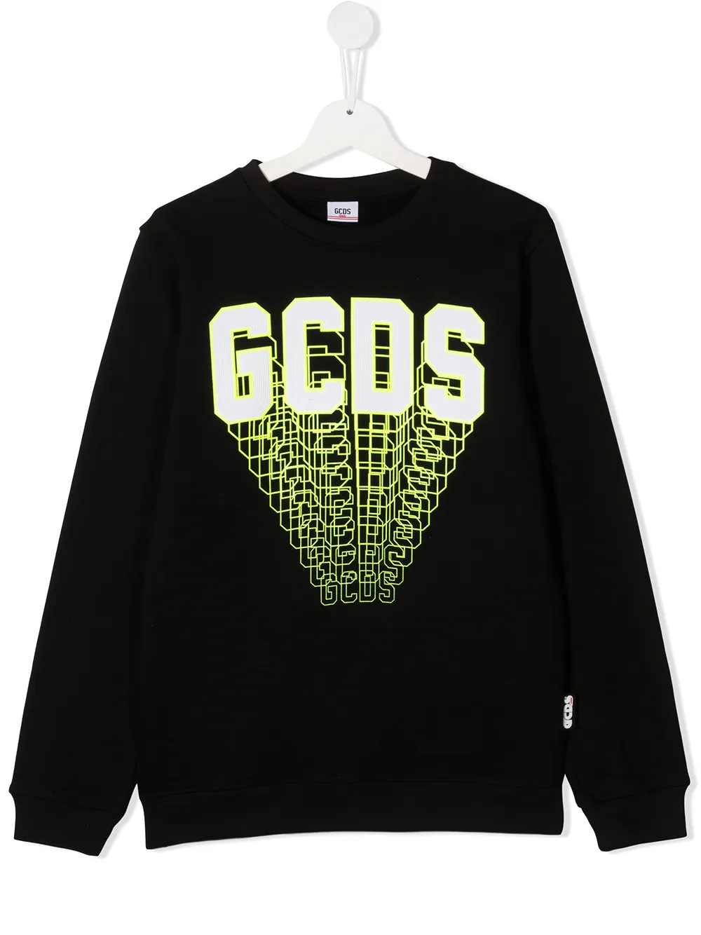 фото Gcds kids teen logo print sweatshirt