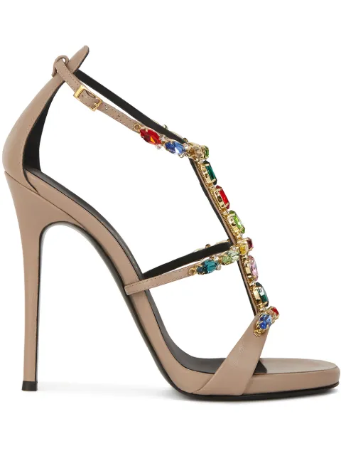 zanotti grise pailletée