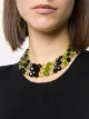 Image 2 of Christian Dior pre-owned multi-faceted three-strand necklace