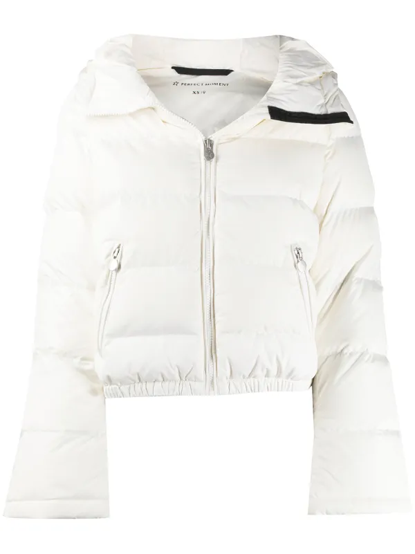 White puffer hot sale ski jacket