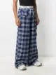 DUOltd tartan loose fit trousers