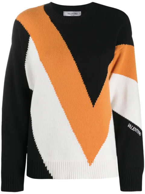 Valentino Garavani intarsia knit jumper