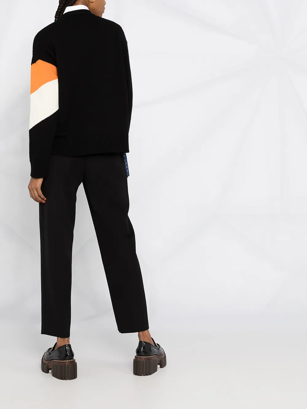 Valentino Garavani Intarsia trui Zwart