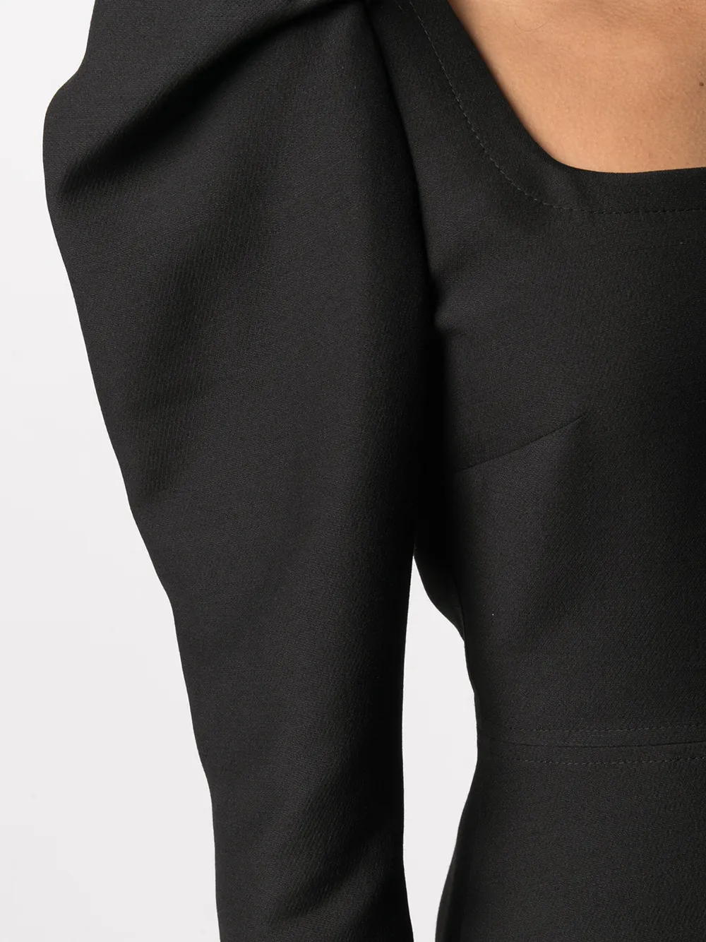Valentino Garavani Cocktailjurk met pofmouwen Zwart