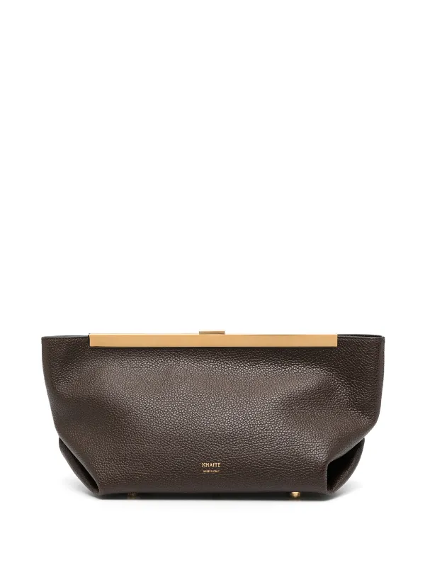 Brown Khaite The Aimee Leather Clutch Bag With Express Delivery Worldarchitecturefestival - Brown Leather Clutch Bag Brown Khaite The Aimee Leather Clutch Bag With Express Delivery Worldarchitecturefestival - Brown Leather Clutch Bag
