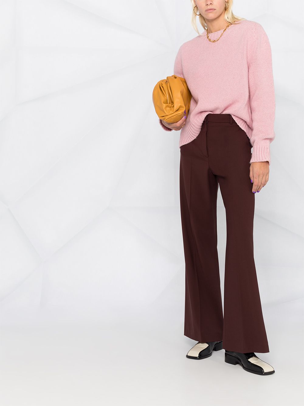 Shop Lanvin Cashmere Long-sleeve Jumper In Pink