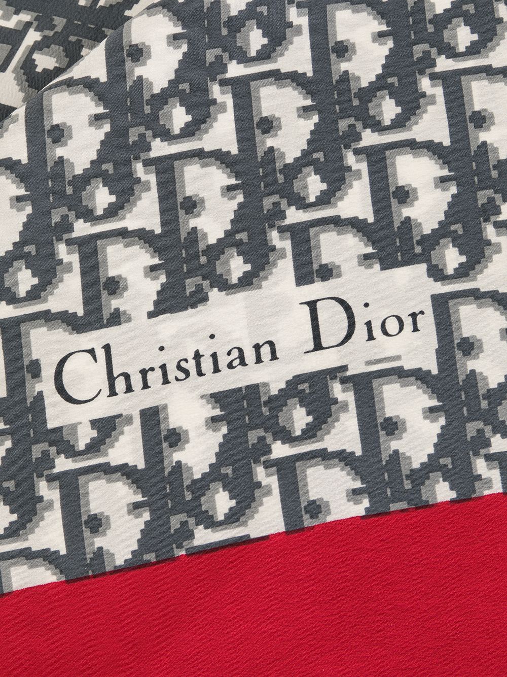 фото Christian dior платок jumbo pre-owned с узором trotter