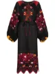 Image 1 of Vita Kin Kasia embroidered midi dress
