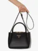 Prada lettering-logo tote bag